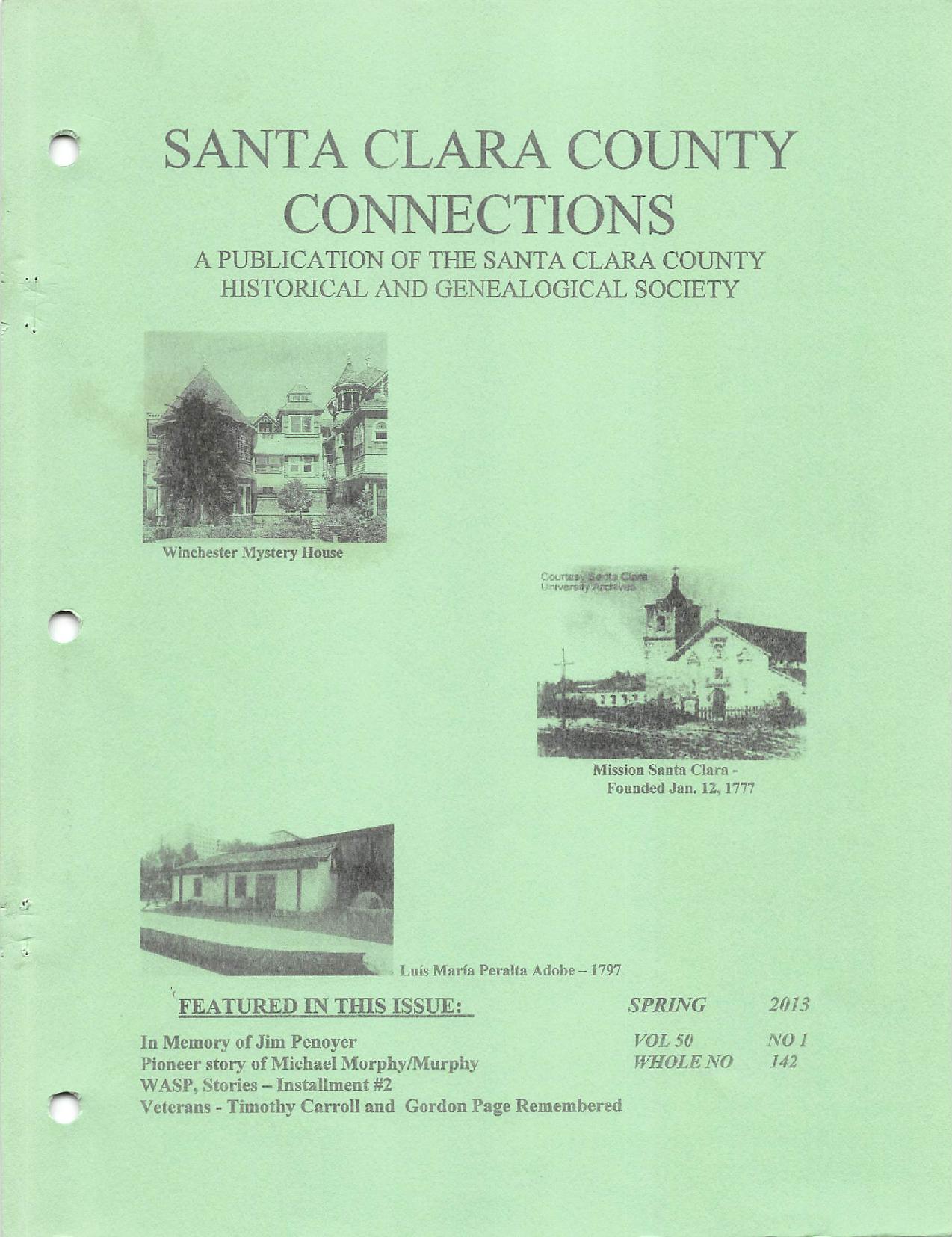 SCCHGS Connections Cover